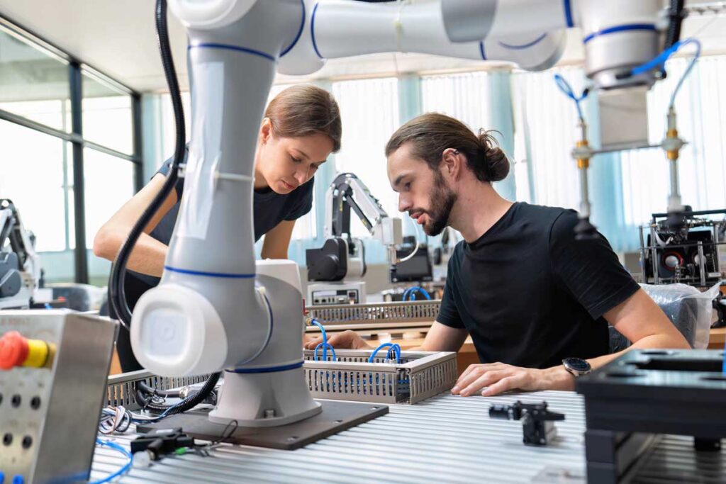 El trabajo del futuro en la fábrica inteligente