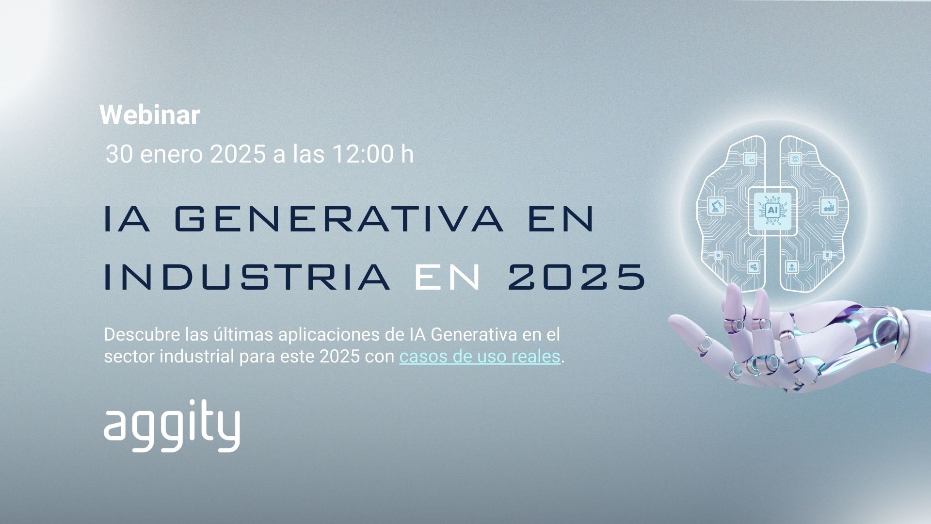 Webinar Tendencias IA Generativa en el sector industrial en 2025