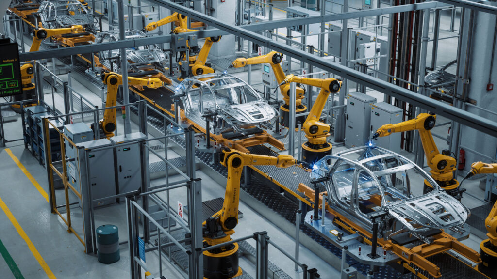 robots fabirca vehiculos
