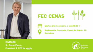 aggity participará en la cena empresarial de la Fundación Empresa & Clima con Oscar Pierre como invitado especial